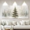 Snowy Christmas Tree Christmas Wall Art suitedtosucceed