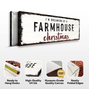 Farmhouse Christmas Sign suitedtosucceed